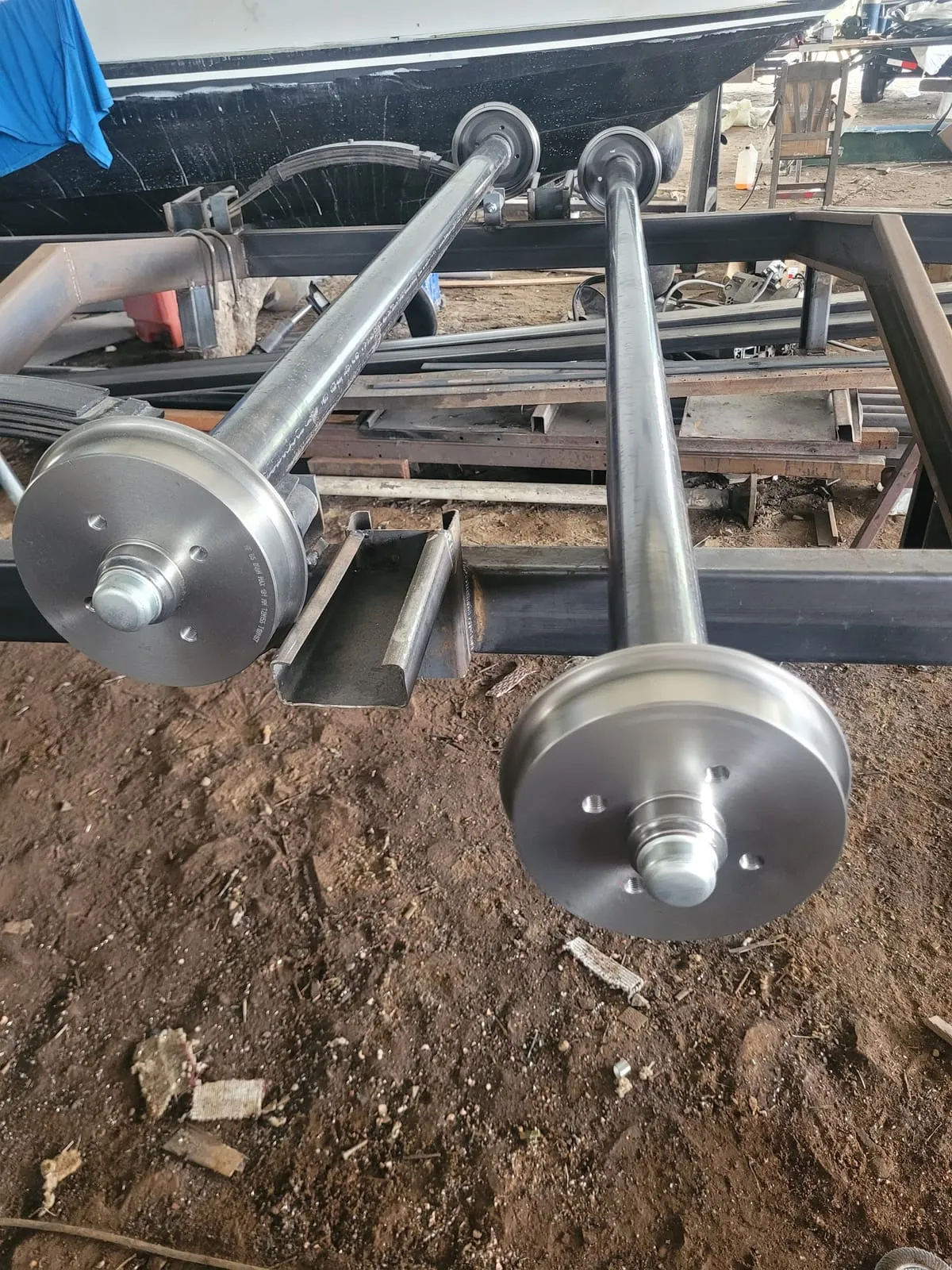 Piezas torneadas — trabajo de Metalúrgica Lira en Mariano Roque Alonso
